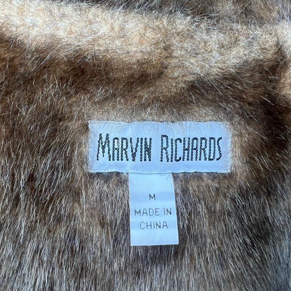 Vintage Marvin Richards Denim Jacket with Faux Fur - Picture 6 of 8